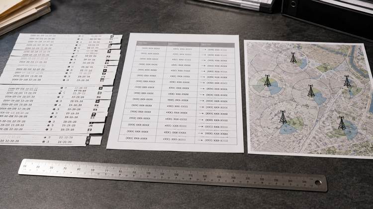 Source artifacts illustrating timestamp, phone-number, site, and sector identifier differences.