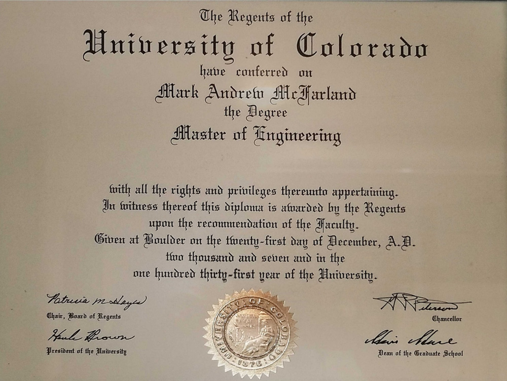Master of Engineering 2007