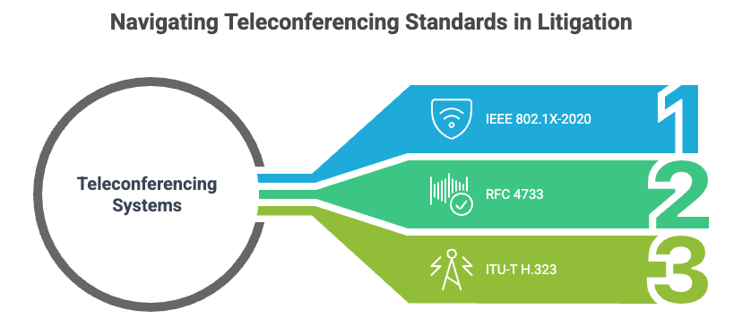 This article explores three key standards—IEEE 802.1X-2020, RFC 4733, and ITU-T H.323—that play a pivotal role in assessing these aspects within teleconferencing environments.