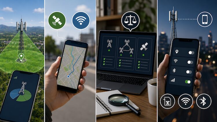 Understanding source of location data of a mobile device